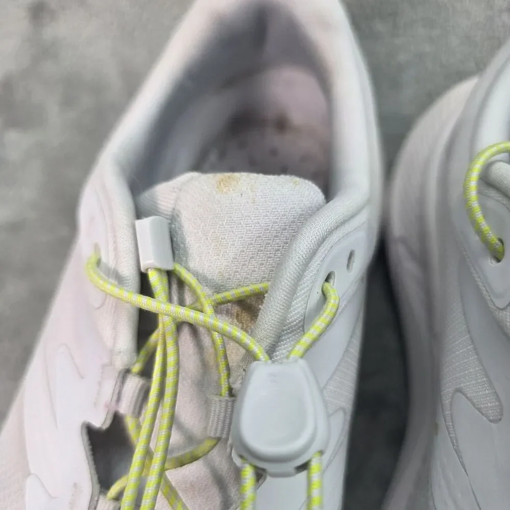 Hoka One One W Transport Wide Mist Lime Gray White 1164371 CRYS Size 9.5D